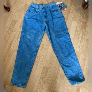 New Lee blue Jeans woman’s size 12m baggy fit tapered ankle pants